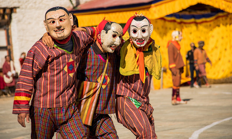 Buddhist masks Ladakh 