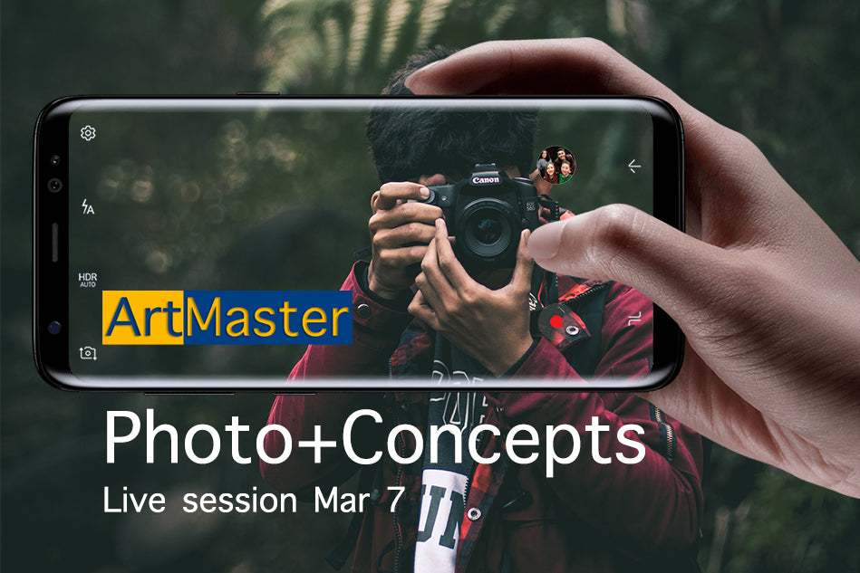 ArtMaster Photo Concepts 2hrs Live Online Session - Batch 2 Mar 28th