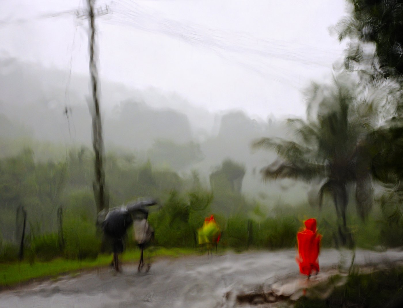 A Rainy Day In Rain Land Fineart Print - ArtBuRt